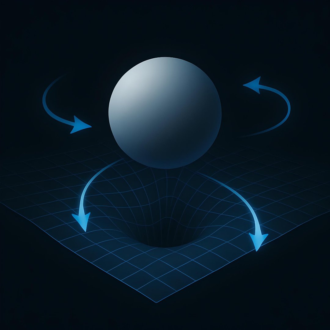 Curved information flow becomes gravity
